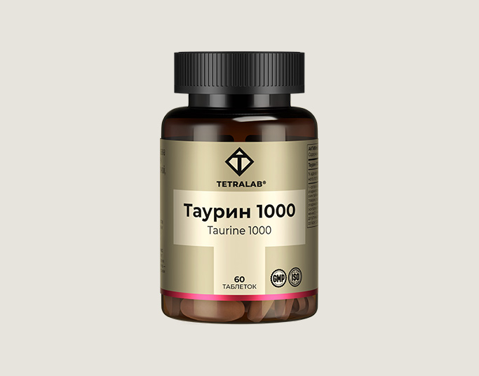 Таурин 1000 Тетралаб, 60 таб. Таурин 1000 Тетралаб, 60 таб.