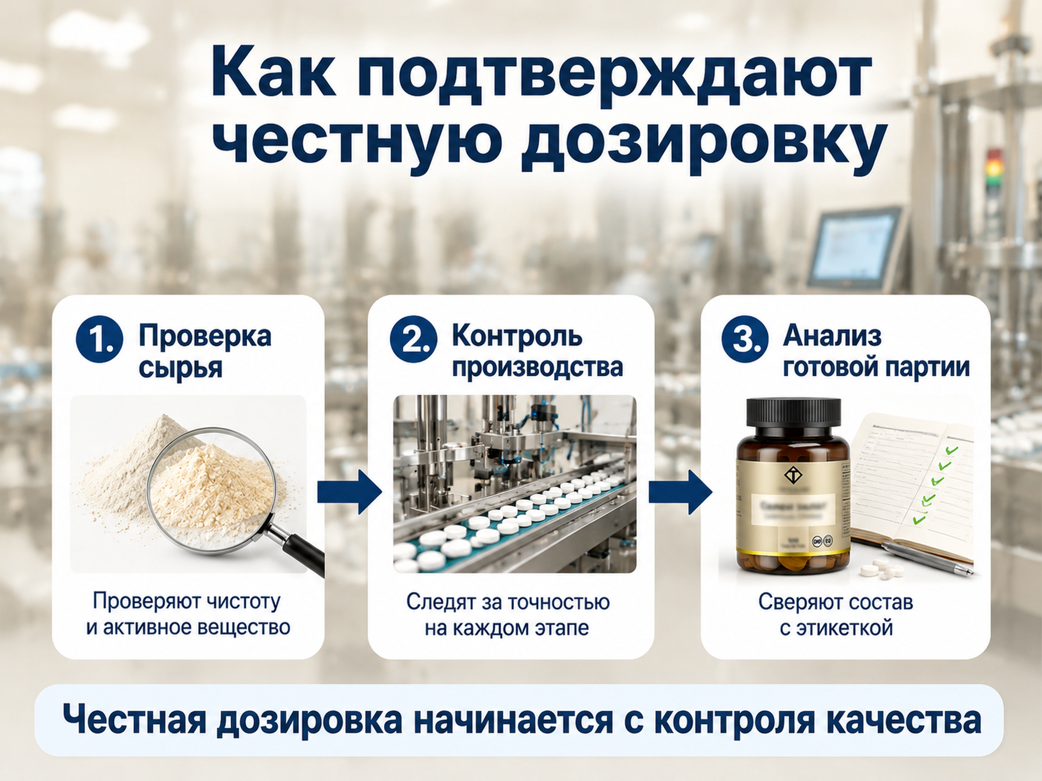 Двухуровневый лабораторный контроль сырья и готовой продукции Квадрат-С